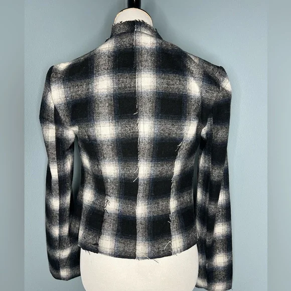 BB Dakota Quinn Plaid Flannel Jacket Size Small - Picture 5 of 9